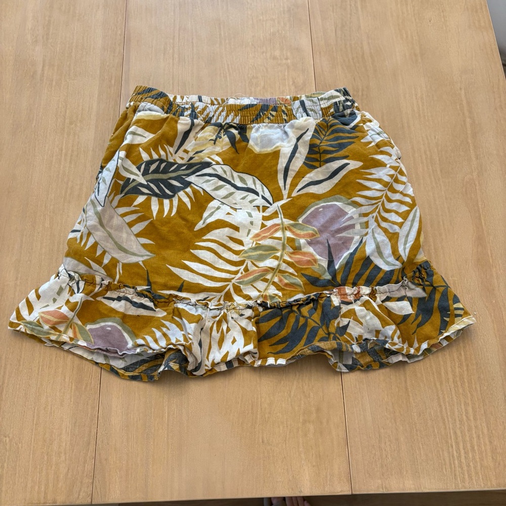 C&C California Multicolor Linen Skirt